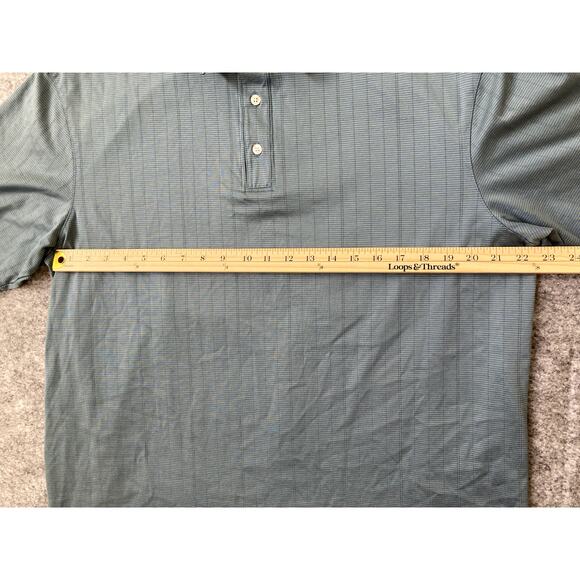 Nike Tiger Woods Polo Mens XL Golf Fitdry Green Preppy - Picture 4 of 6